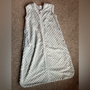 Grey fleece toddler sleep sack